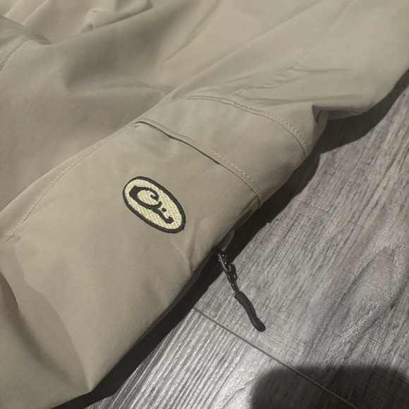 DRAKE Sz 42 Waterfowl Stretch Tech Hunting Pants Khaki Zip Pockets Bungee Hem - Picture 9 of 9